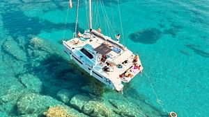 One-day catamaran excursion in the Gulf of Asinara from Stintino
