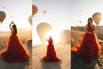 Cappadocia Photo Shoot Experience in Göreme with Flying Dress