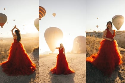 Cappadocia Photoshooting with Flying Dress