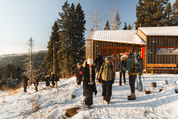 Winter Hiking Tour of the Oslofjord in Norway