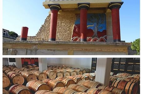 Knossos Palace Wine & Olive Oil Tasting Tour in Heraklion, Crete