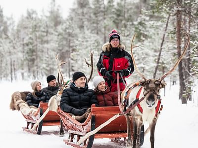 Winter Adventure Reindeer Safari in Rovaniemi, Santa Claus Village