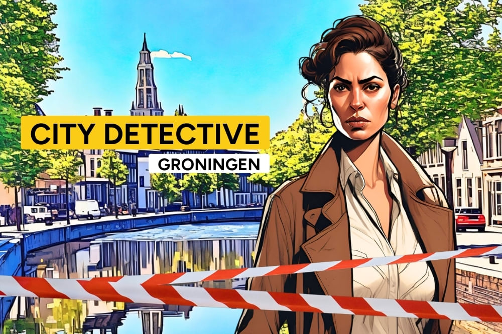 The introduction cover photo of the Groningen Scavenger Hunt City Detective by Qugato. 