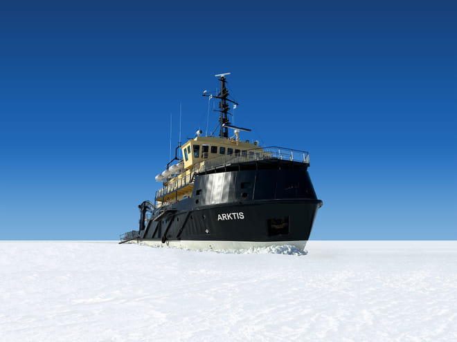 From Rovaniemi: Icebreaker Arktis Cruise with Ice Floating