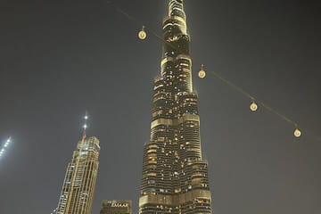 Explore Dubai By Night Tour With Dubai Mall Fountains Show