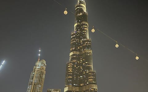 Dubai Night Tour with Dubai Mall Fountain Show Experience