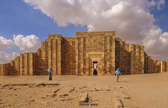 Saqqara and Memphis city with Pyramid Entry and Lunch