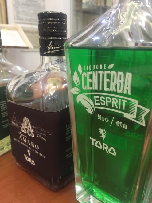 the famous "centerba" by TORO a special liquoeur