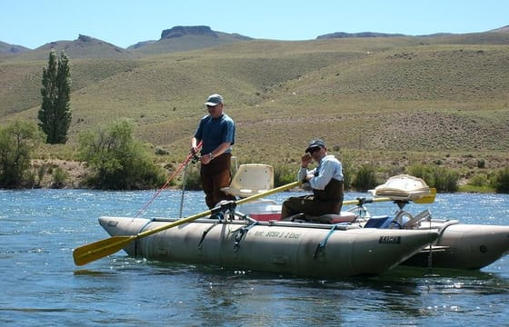 Flyfishing Or Spinning In The Limay River from Bariloche