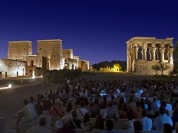 Sound and Light Show at Philae Temple in Aswan