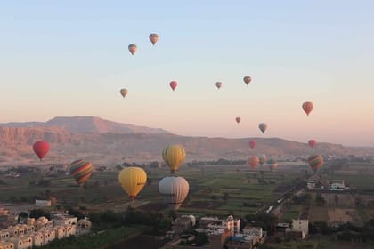 Luxor Sunrise Hot Air Balloon Ride Over Ancient Monuments