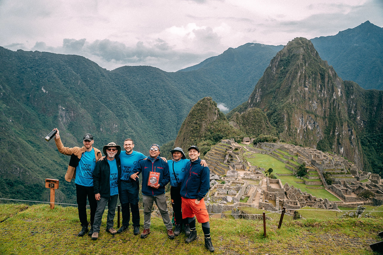 Inca Trail Hikers at Machu Picchu