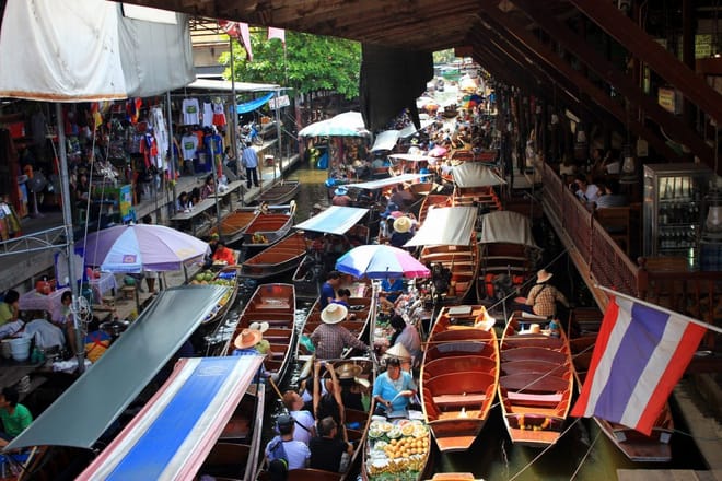 BANGKOK Join Tour Meaklong Railway Market and Damnoensaduak Floating Market 8