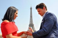 Paris Engagement Proposal Private Walking Tour with Professional Photographer 1