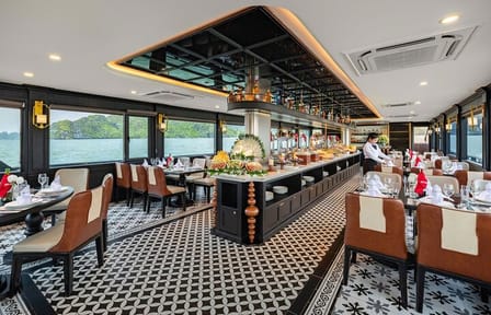 Cozy Bay Premium Cruise – Halong Bay Luxury 1 Day – BUFFET LUNCH