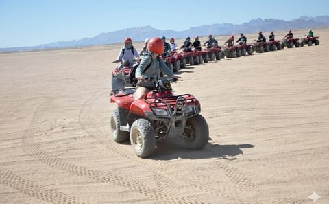 Hurghada Super Safari Quad, Jeep, Camel, and Dinner Tour