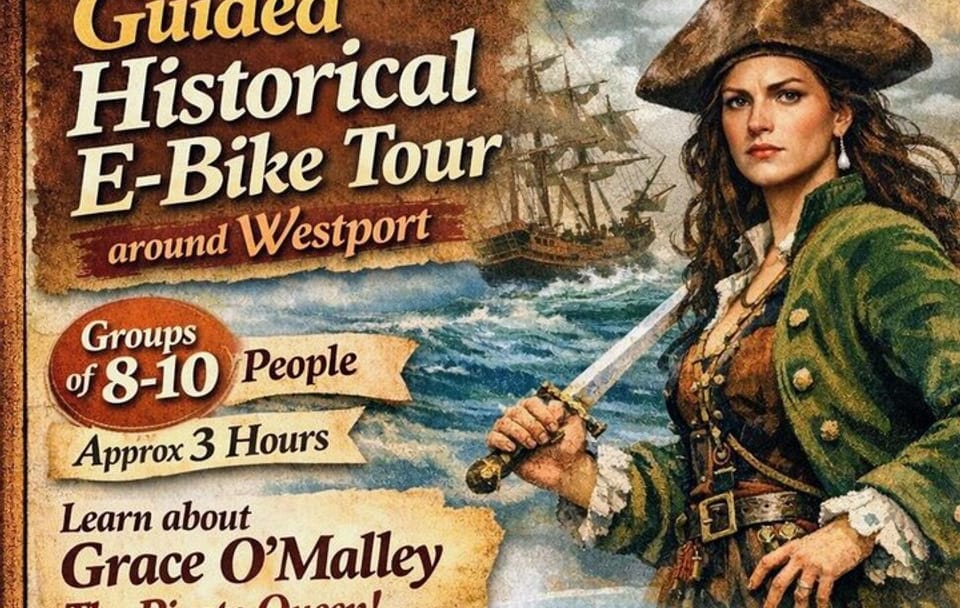 Ebike Tour of Westport's Heritage Center and Pirate Queen Legend