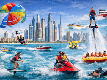 Water Sports Adventure at Marina Beach in Dubai