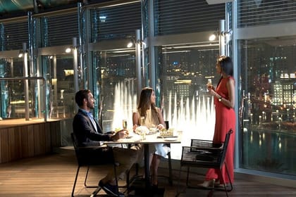 Burj Khalifa 125th Floor, Lunch or Dinner at Rooftop Burj Club