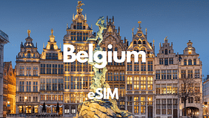 Ghent (Belgium) Data eSIM : 0.5GB to 2GB/daily - 30 Days