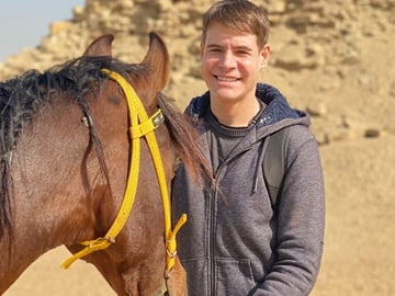 Abusir Horseback Riding and Fifth Dynasty Pyramids Tour
