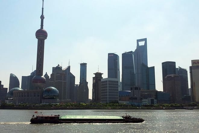 The Bund in Shanghai