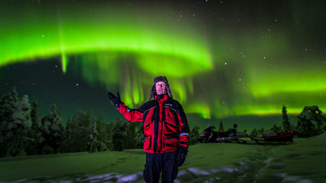Hunting Northern Lights by Snowmobiles - Saariselkä, Inari photo 4