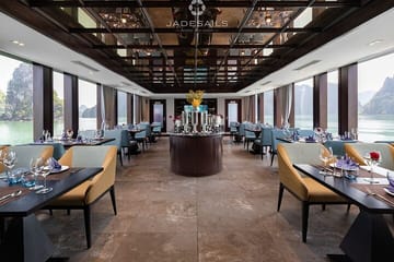 JADE SAILS – MOST LUXURY TOP VIP CRUISE IN HALONG BAY – 1 Day