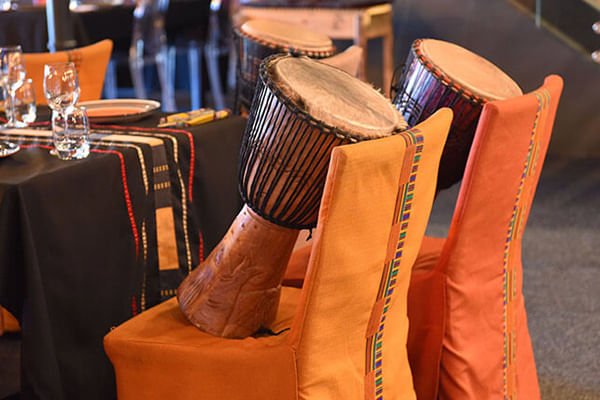 African dinner and drumming experience. Cape Town. Guided