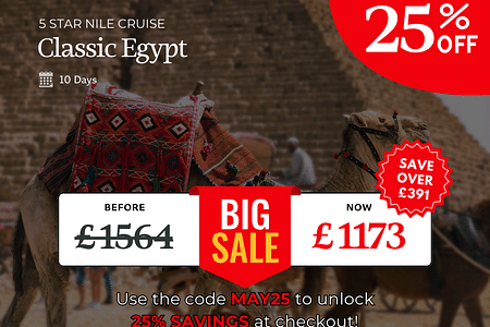 Classic Egypt Nile Cruise: Explore Ancient Wonders & Iconic Landmarks