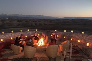 Agafay Desert Tour with Moroccan Dinner and Live Music Experience