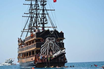Antalya Pirate Boat Tour with Lunch & Free Soft Drinks