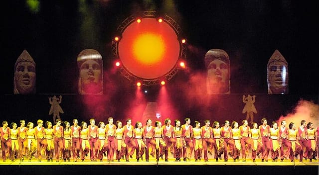 Fire of Anatolia at Ancient Aspendos Arena from Antalya