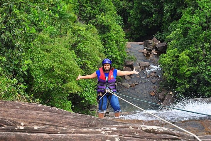Waterfall Abseiling with Kingfisher Tours Sri Lanka