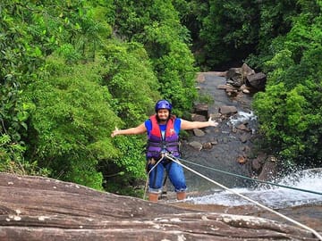 Waterfall Abseiling with Kingfisher Tours Sri Lanka