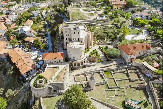 Kruja castle, the old Bazaar & Sarisalltik- Departure from Tirana 9