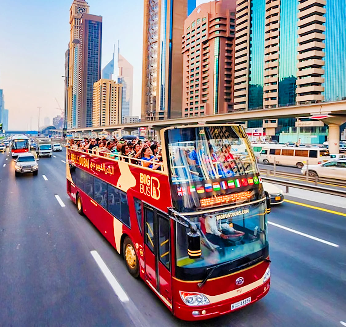 Dubai Sightseeing Your Way: Classic City Tour or Flexible Hop-On, Hop-Off Bus Pass