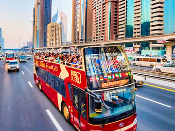 Flexible Dubai City Tour with Hop-On, Hop-Off Bus Pass