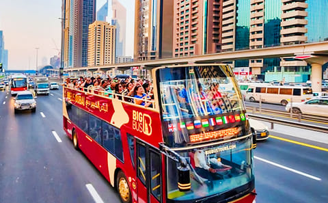Flexible Dubai City Tour with Hop-On, Hop-Off Bus Pass