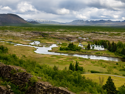 A picture of the Thingvellir National Park