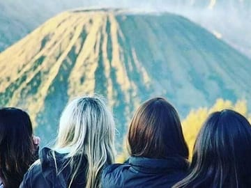 A view of Bromo volcano