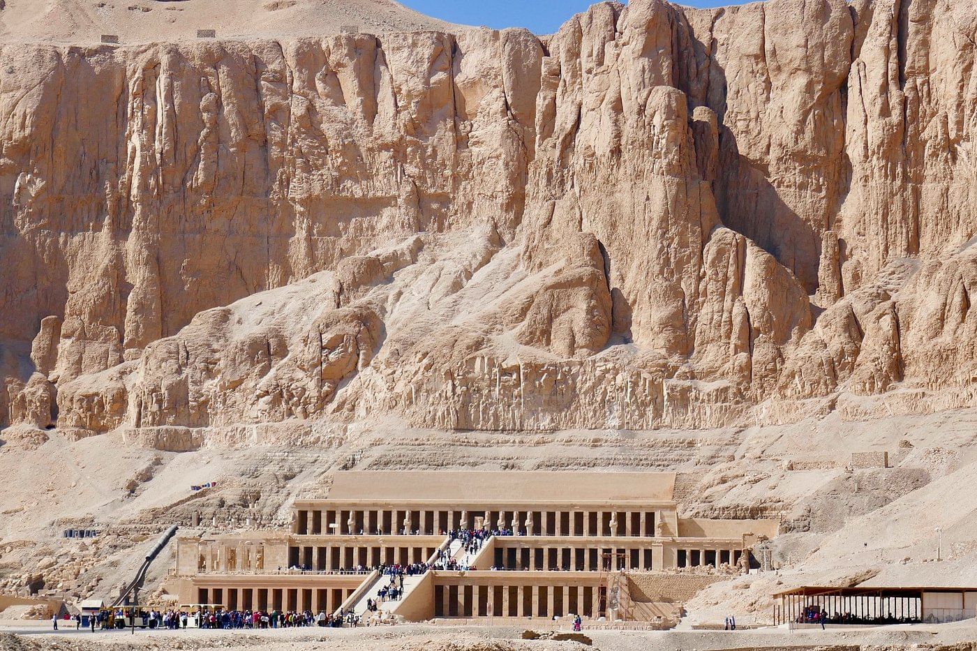 Panorama del templo Hatshepsut