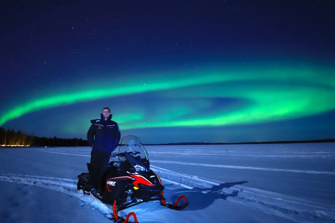 Searching Aurora with Snowmobile 2