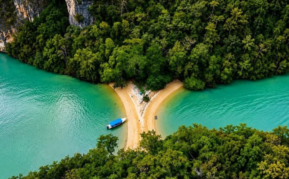 Shared Langkawi Kilim Mangrove Tour with Two Face Beach