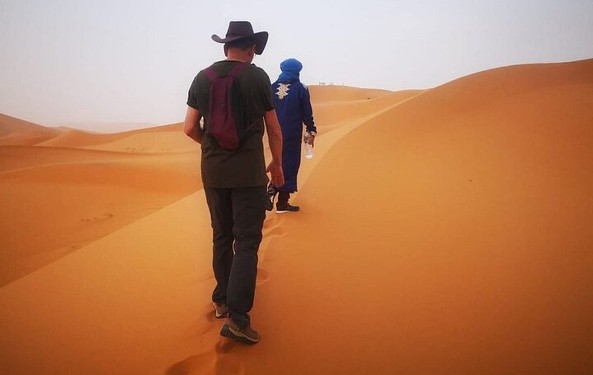 Merzouga Desert Sunrise Walking Trip From Erfoud With Local Guide