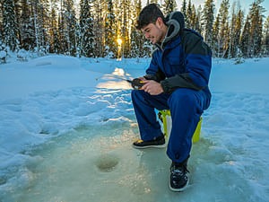 Salmon Ice Fishing