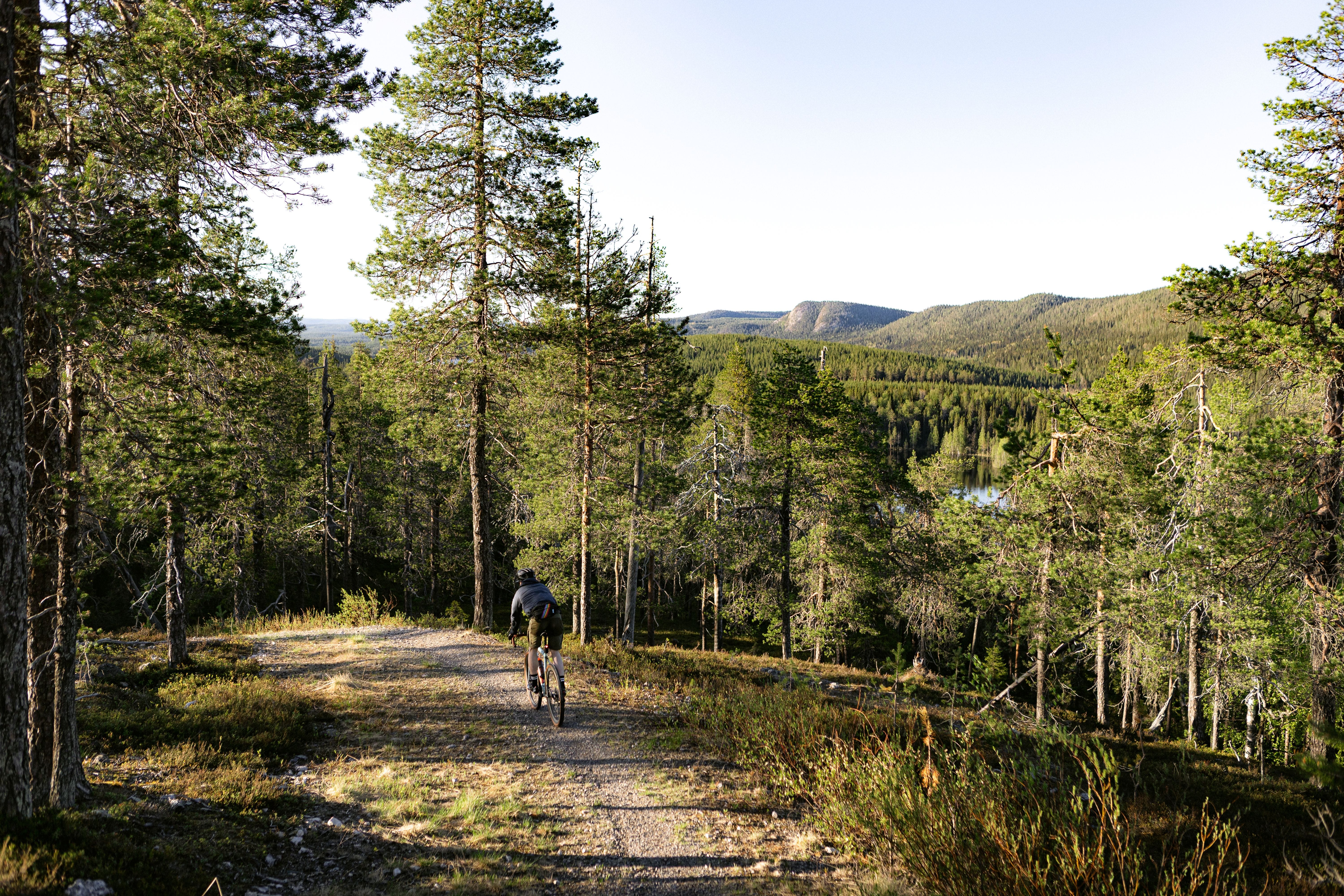 Gravel bike tour in Finnish nature