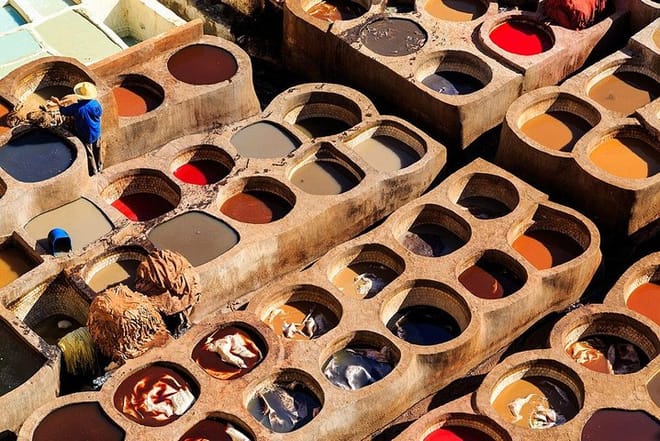 Tannery in Fes
