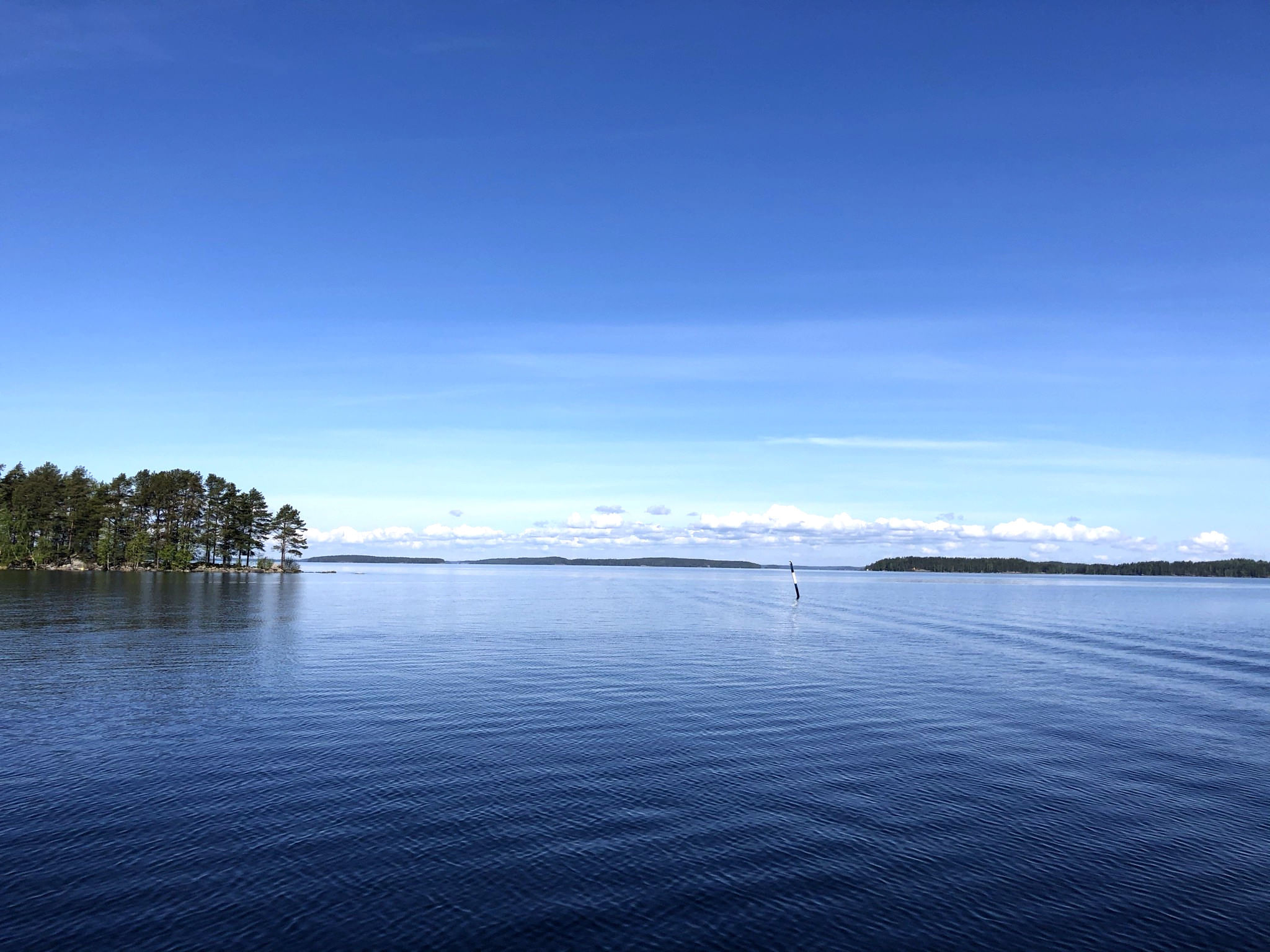 Lake Saimaa on a beautiful day