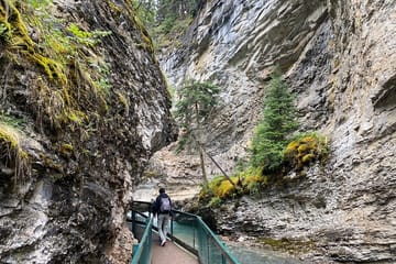 Johnston Canyon, Marble Canyon Icewalk and Banff Town day tour
